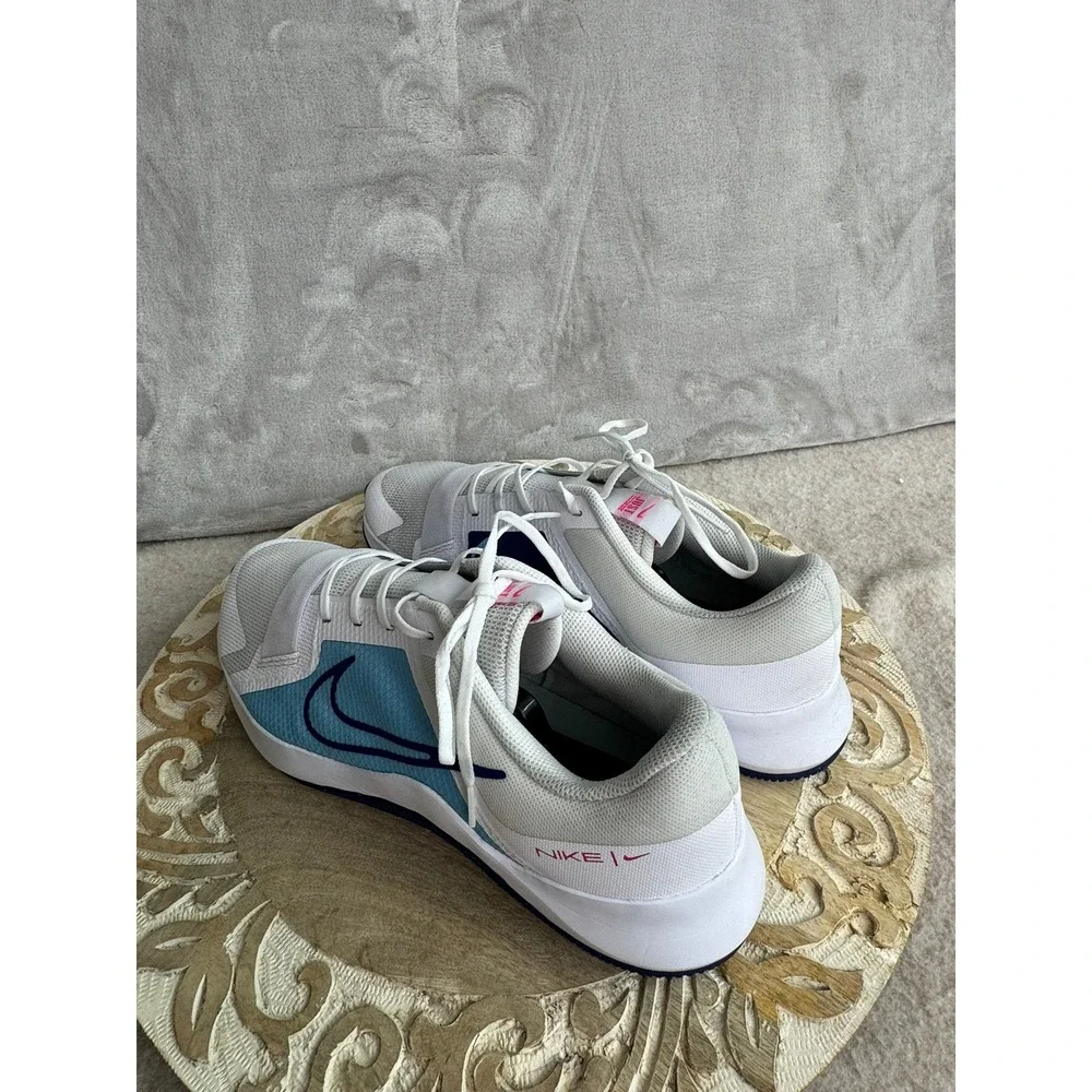 Nike MC Trainer 2 Mens White Blue Pink Training Shoes‎ DM0823-102 Size 14